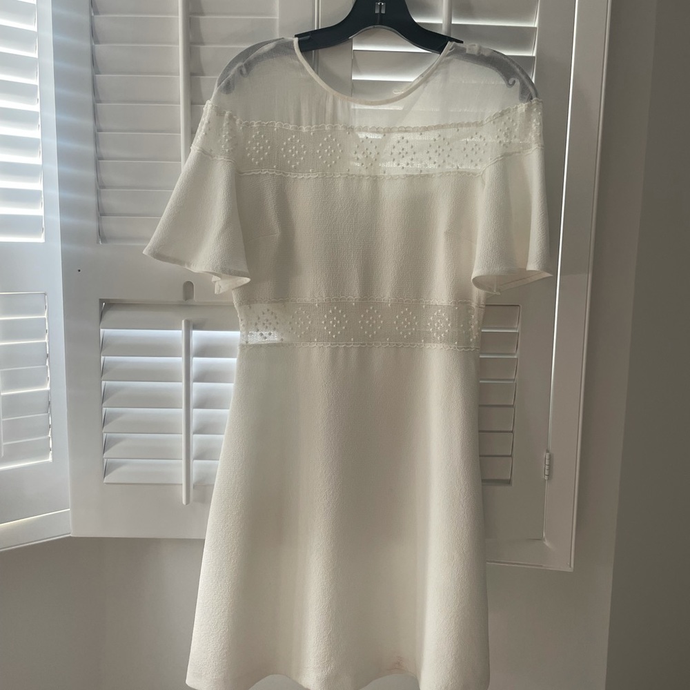 Sandro white dress